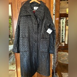 Janska Adele zigzag wool Coat NWT